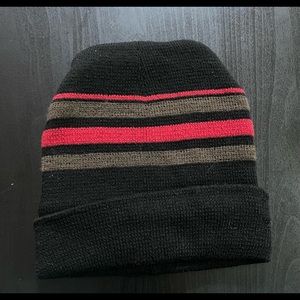 Unisex Beanie (Black and Red)